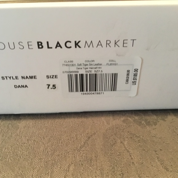 White House Black Market Lady’s Haircalf Tiger Animal Print High Heels - Picture 5 of 6